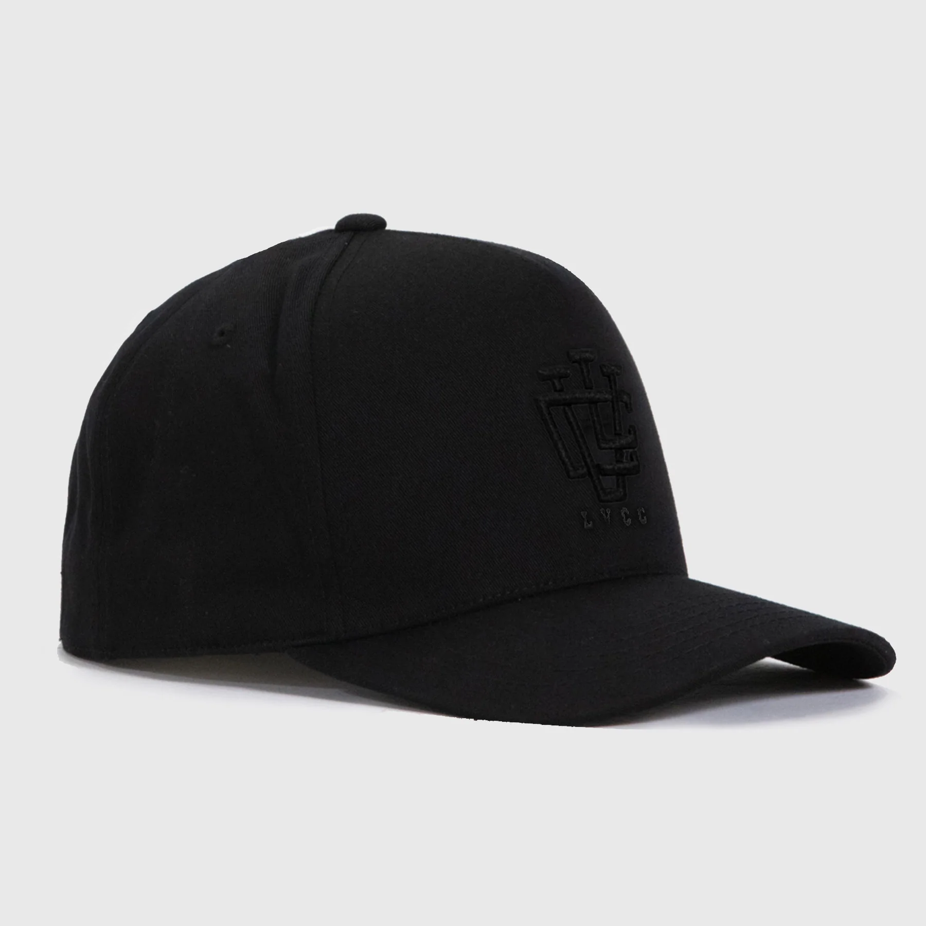 DEEP FIT LVCO "Blk on Blk" A-Frame Snapback - Image 3
