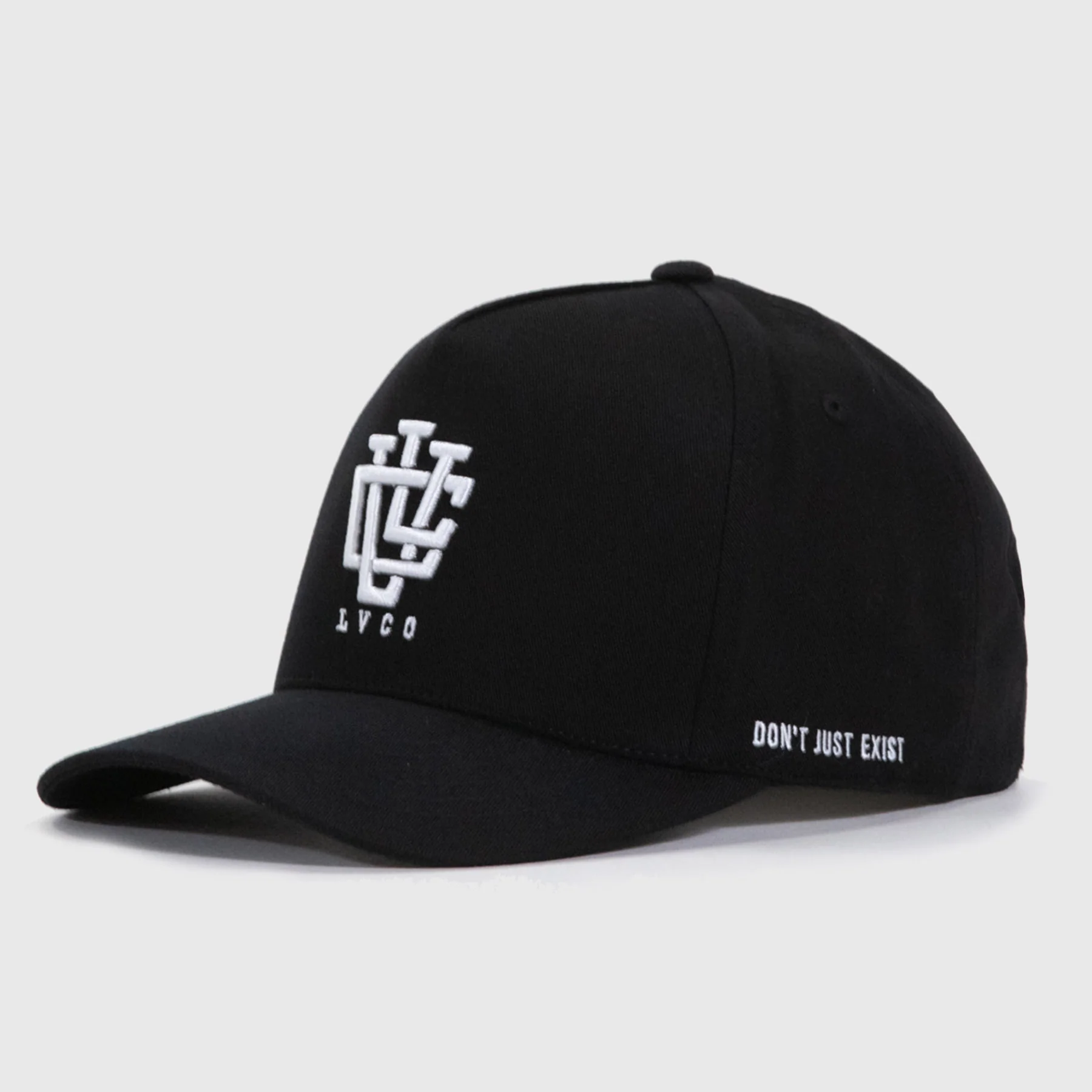 DEEP FIT LVCO "Jet Black" A-Frame Snapback - Image 3