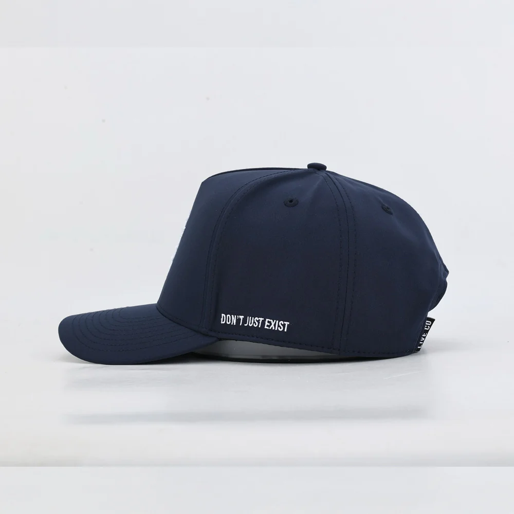 Deep Fit Polydri Navy Water-Resistant A-FRAME LVCO SNAPBACK - Image 2