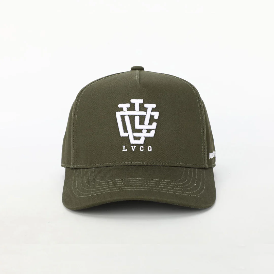 DEEP FIT LVCO "Khaki White" A-Frame Snapback - Image 3