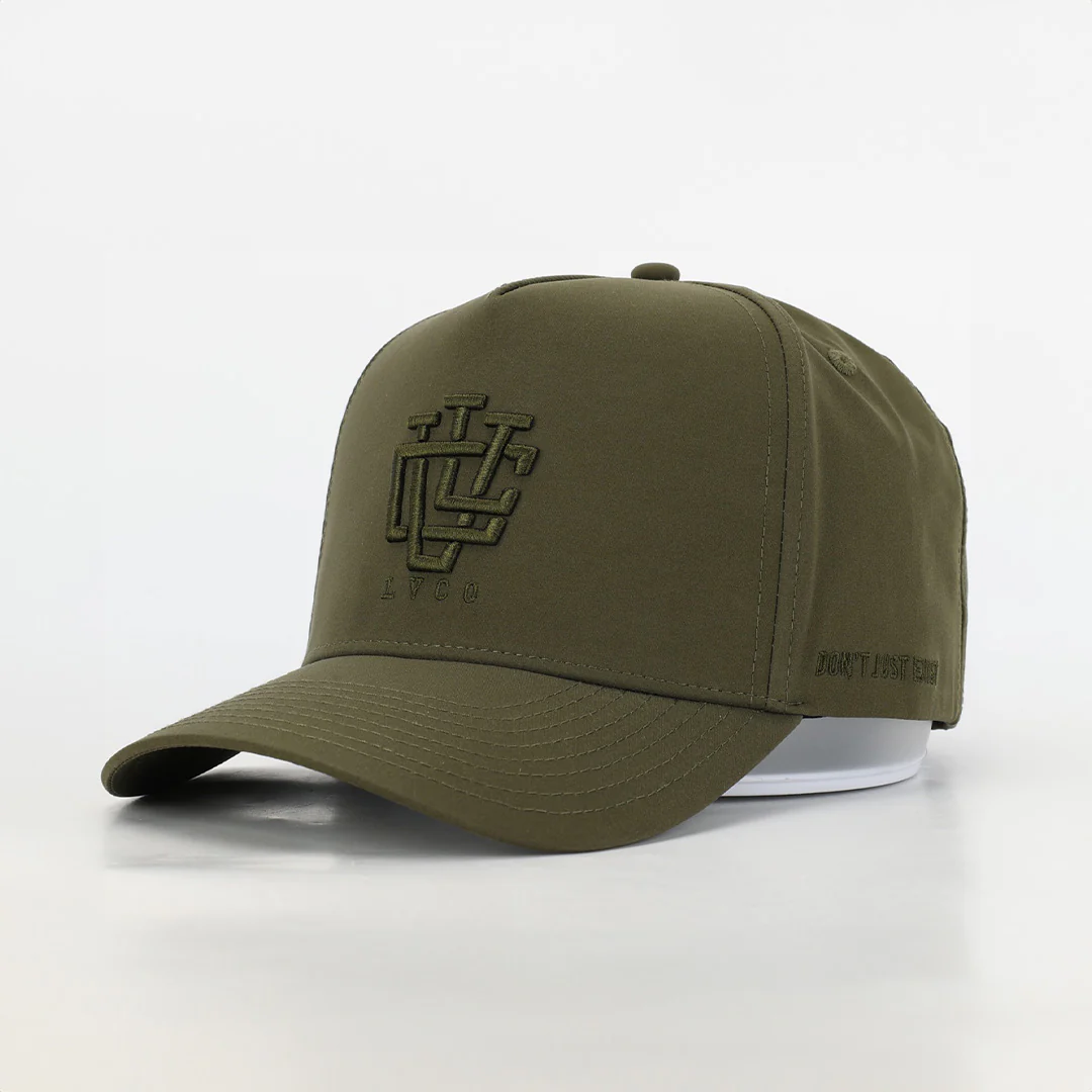 LVCO Polydri Khaki Water-Resistant A-FRAME LVCO SNAPBACK