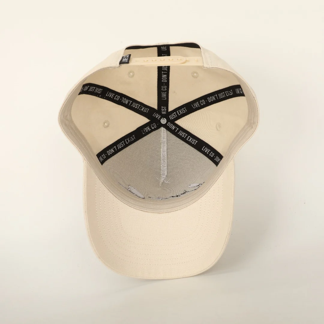 DEEP FIT Live Co. "Oat Signature Series" A-Frame Snapback - Image 3