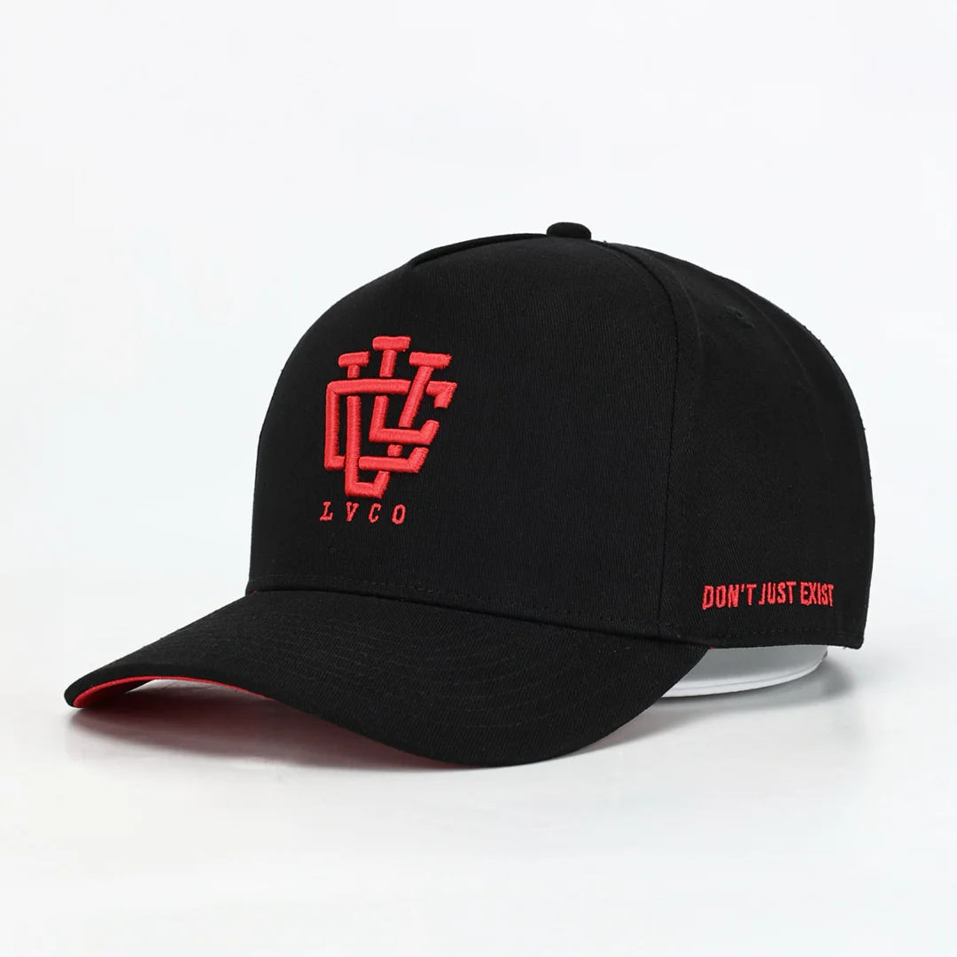 DEEP FIT LVCO Black Flame A-Frame Snapback - Image 3