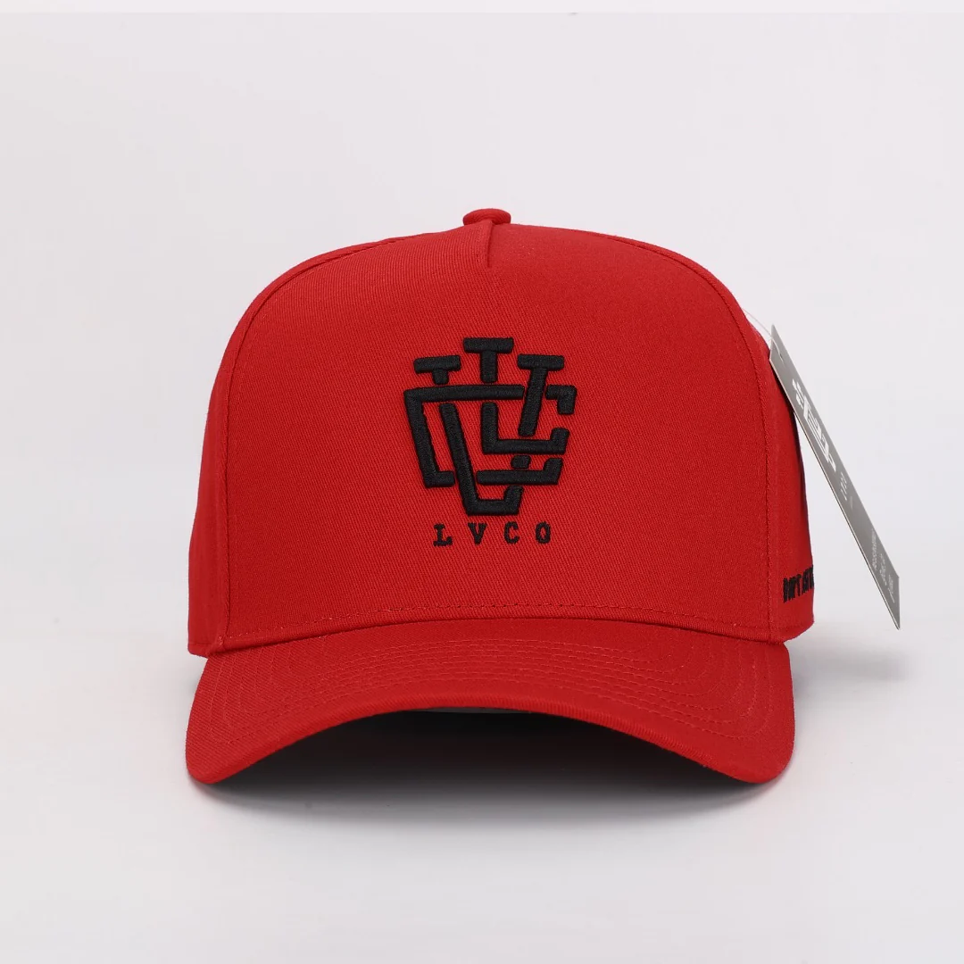 DEEP FIT LVCO Midnight Red A-Frame Snapback - Image 4