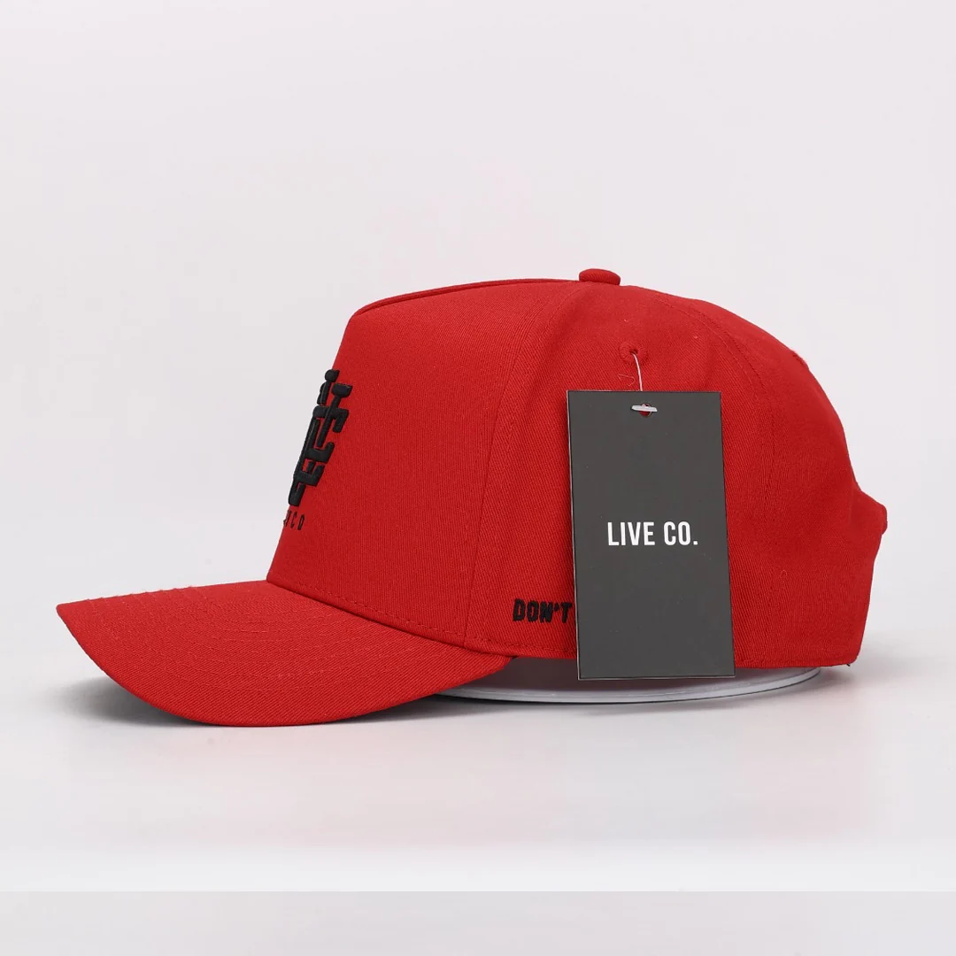 DEEP FIT LVCO Midnight Red A-Frame Snapback - Image 5