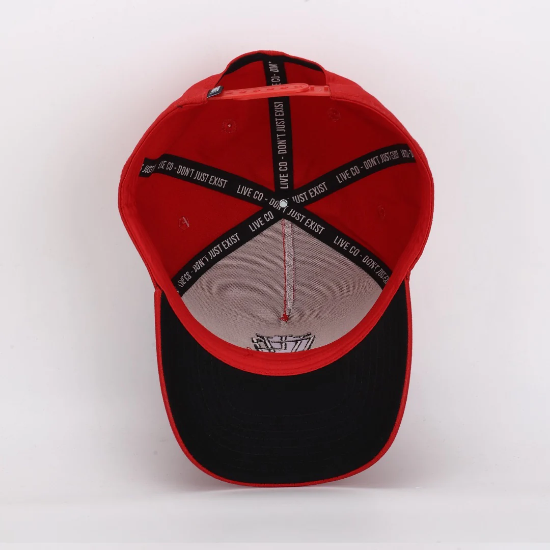DEEP FIT LVCO Midnight Red A-Frame Snapback - Image 6