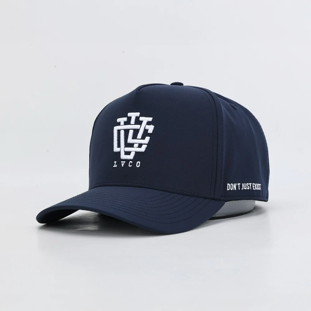 ULTRA FIT NavyWater-Resistant A-Frame Snapback - Image 4